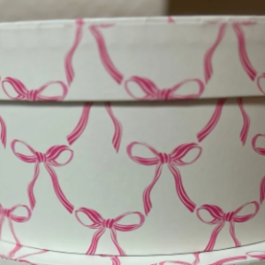 Pink Ribbon Hat Box (Quantity 1)