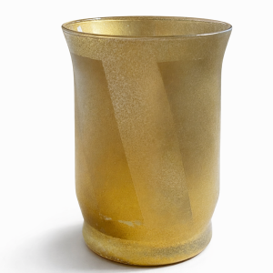 Gold Frosted Votive Holder (Quantity 1)