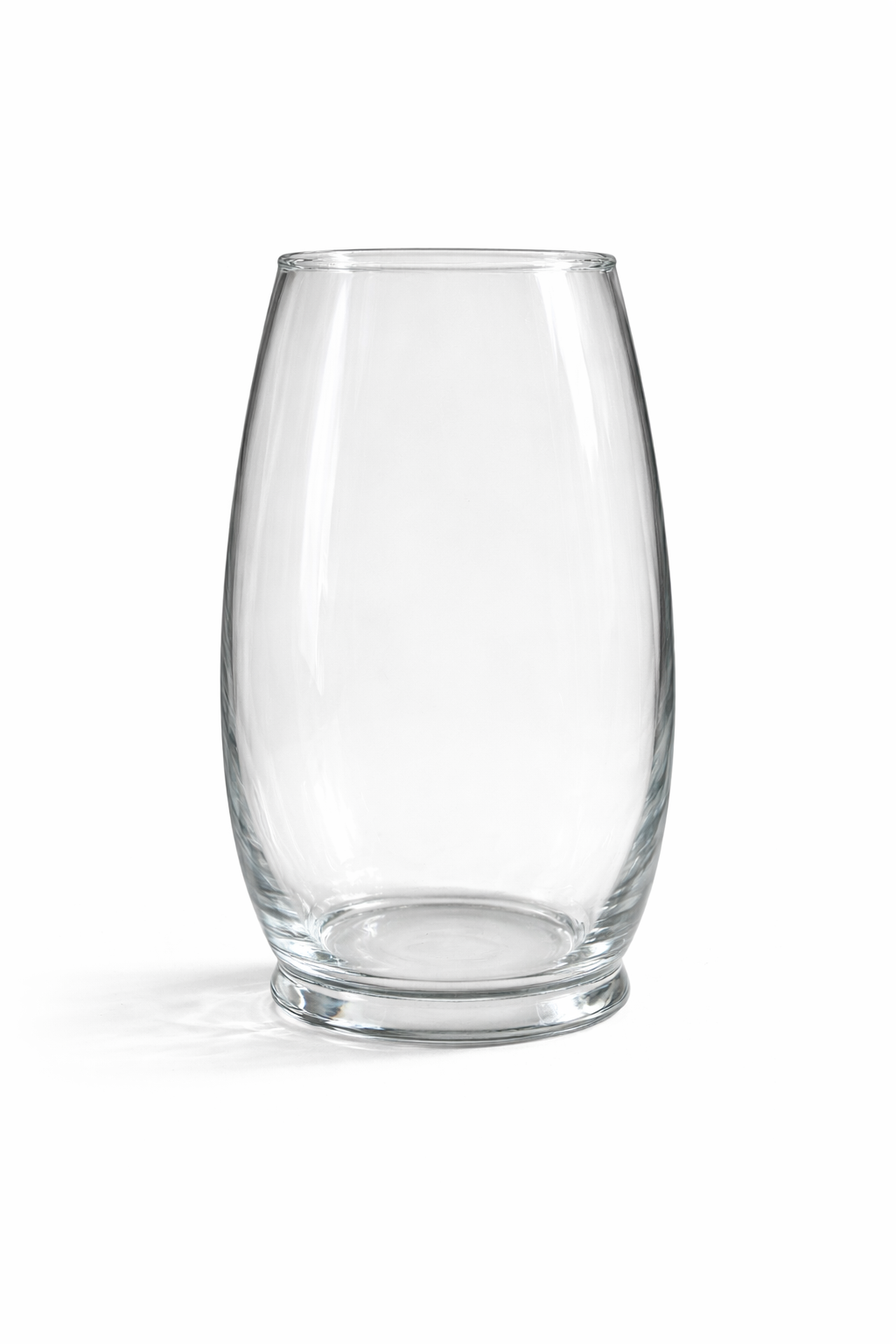 Greenbrier Clear Oval Vase — 7″