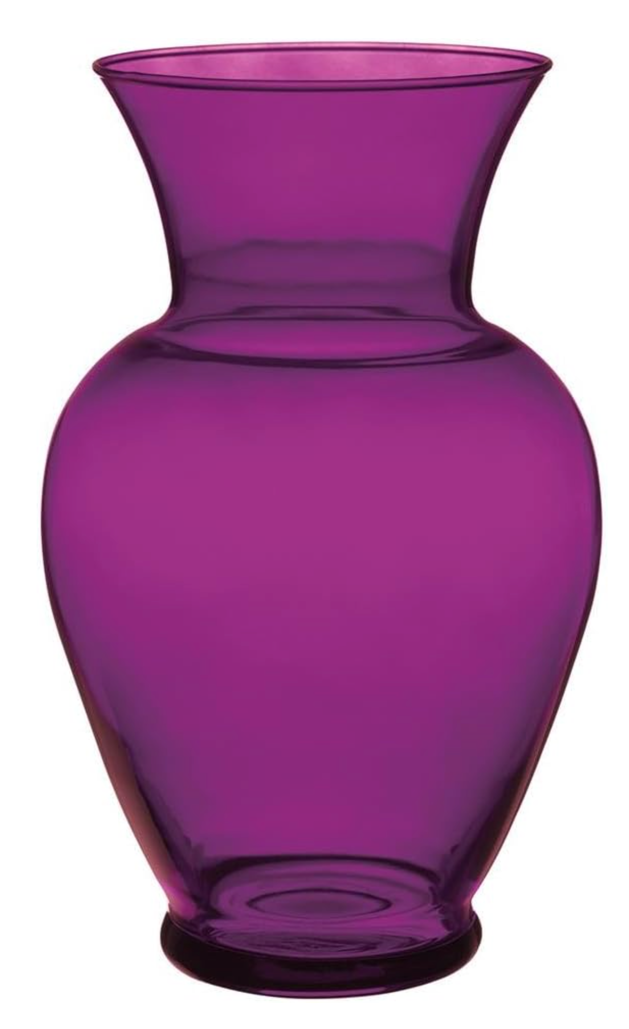 Amethyst Glass Vase — 10.62″