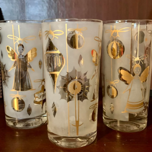 Mid-Century Holiday Tumblers (Quantity 8)