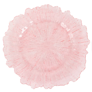 Blush Reef Acrylic Charger — 13″