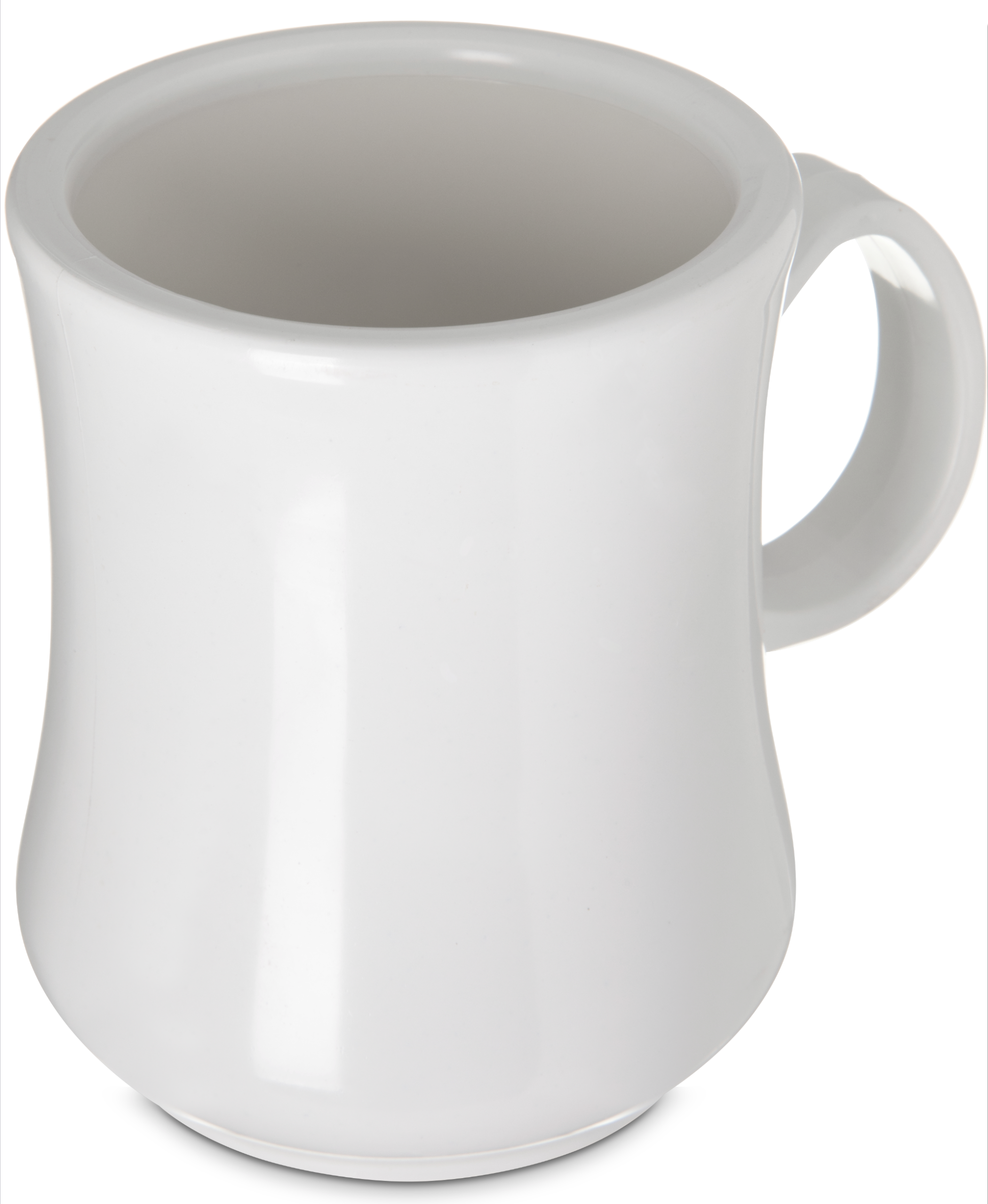 White Melamine Coffee Mug — 12 oz