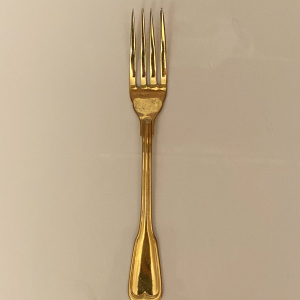 Ridgewells Gold-plated flatware fork (Quantity 295)