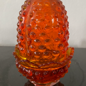 Amber Hobnail Fairy Lamp (Quantity 1)