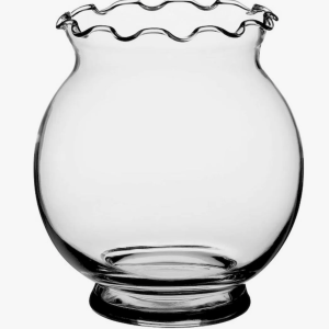 Classic Florist's Small Ruffle Vase