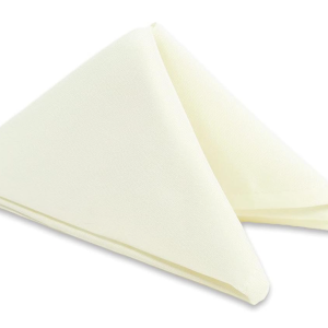 Ivory Dinner Napkins (Quantity 24)
