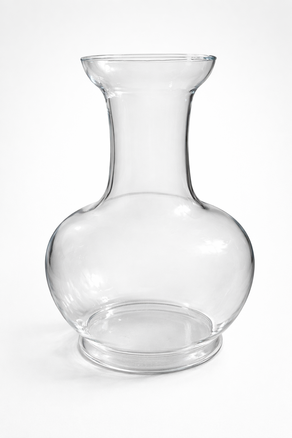 Globe Base Glass Centerpiece Vase — 9″