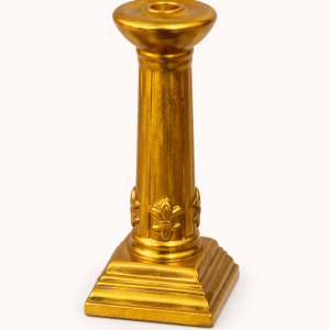 Architectural Gold Candle Pedestal