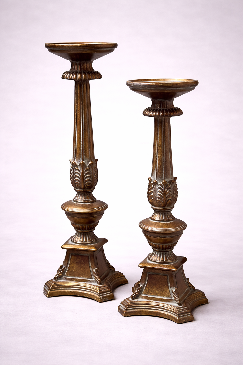 Neoclassical Column Candlesticks – Architectural Revival Style