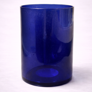 Contemporary Cobalt Cylinder (Quantity 2)