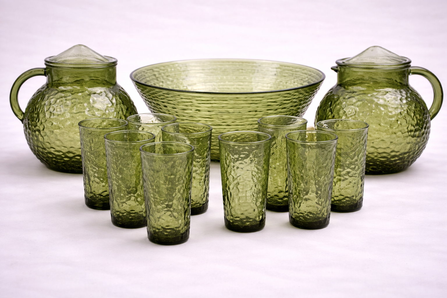 Vintage Anchor Hocking Lido  “Soreno” and “Milano” Glassware Collection