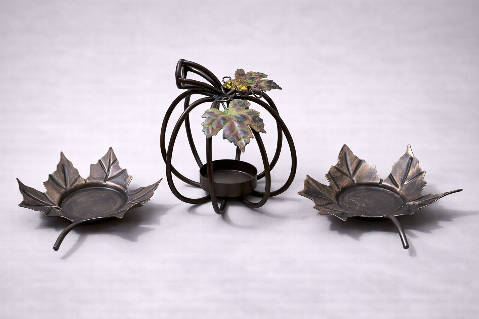 Harvest Metal Candle Accents