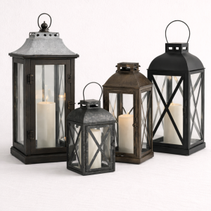 Architectural Lantern Collection 10" to 23" tall  (Quantity 15)