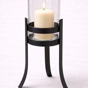 Modern Iron Hurricane Candle Holder (Quantity 1)