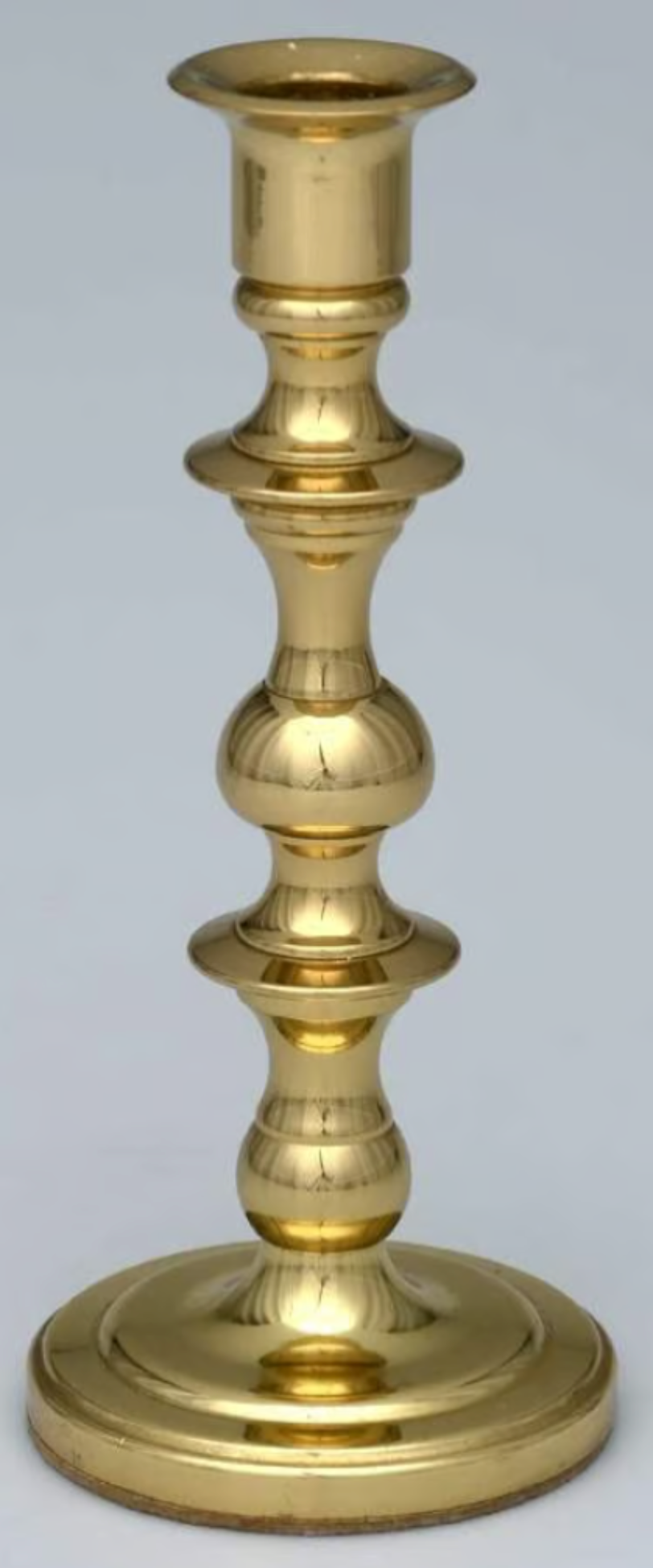 Baldwin Brass Candlesticks: Solid Brass | 7½” Height | 3¼” Base