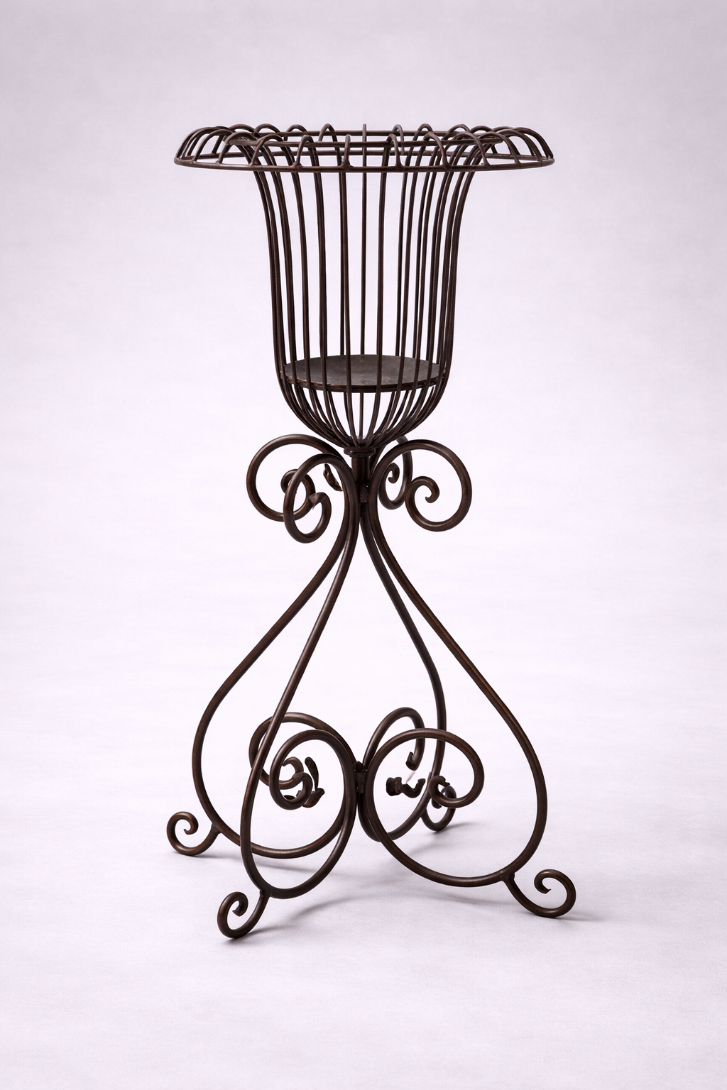 Scrollwork Courtyard Candle Stand – 18.5″