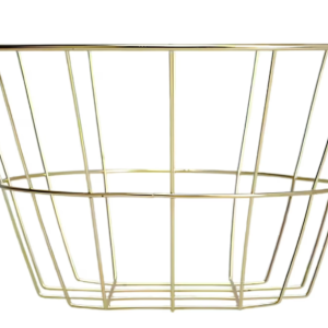 Gold Wire Display Basket (Quantity 1)