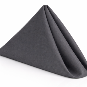 Grey Polyester Napkins (Quantity 3)