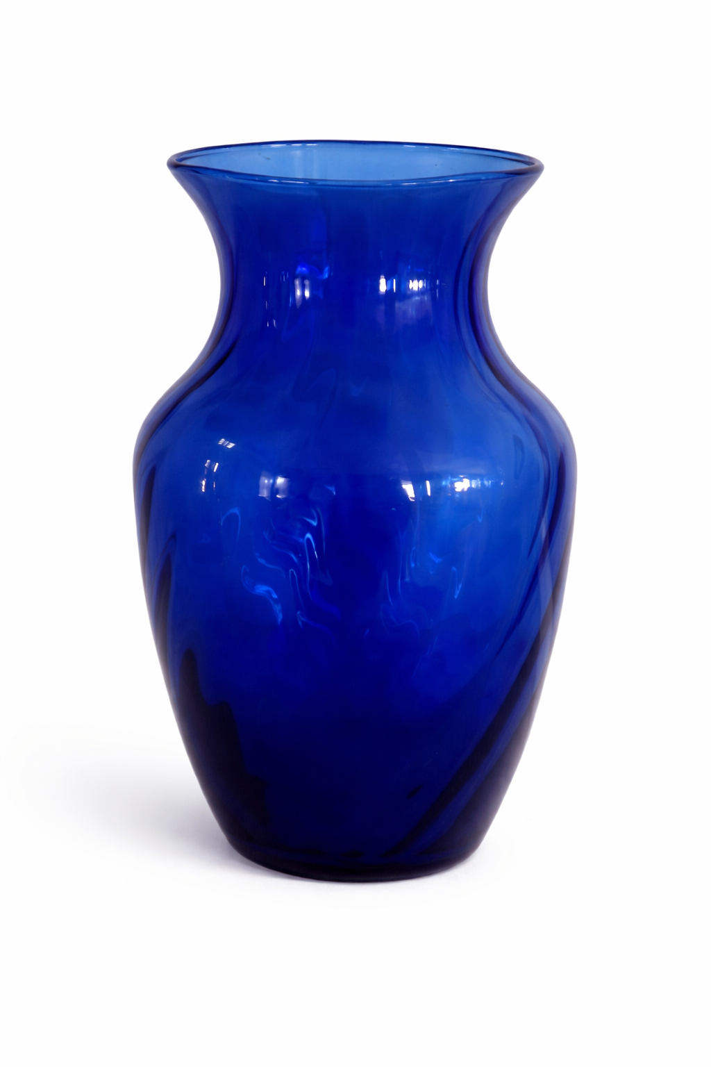 Indiana Glass Cobalt Blue Illusions Vase
