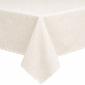 Ivory Linen Tablecloth - 60x100 (Quantity 1)