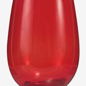 Ruby Stemless Wine Glasses - Acrylic  (Quantity 8)