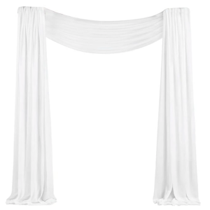 White Arch Drape, ~14 feet  (Quantity 1)