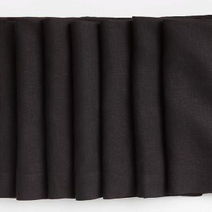 Black Polyester Napkins (Quantity 51)