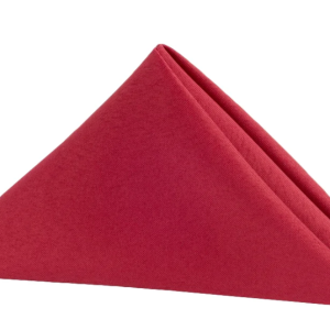 Red Polyester Napkins (Quantity 100)