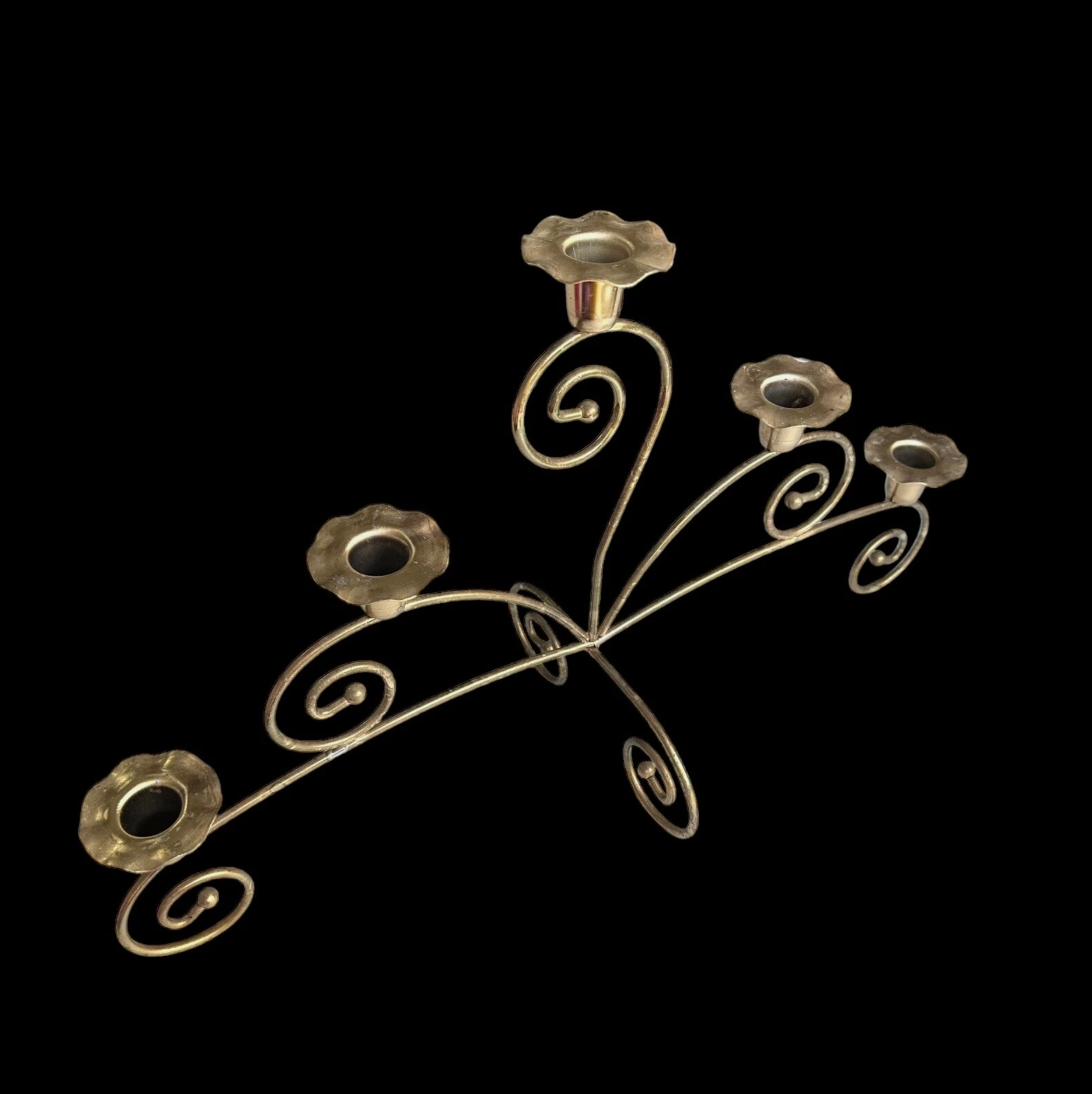 Scrollwork Five-Light Candelabra Centerpiece