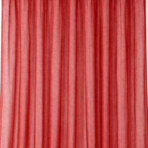 Sheer Red Arch Drape  (Quantity 4)