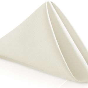 Ivory Service Napkins - 17'x17" (Quantity 72)