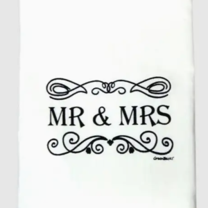 Mr & Mrs Kitchen Towel | Tea Towels | Wedding Dish Towels (Quantity 1)