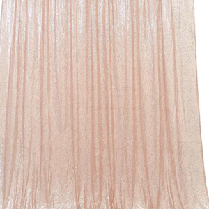 Blush Sequin Event Curtain Drape/Backdrop Panel 8'X8' (Quantity 1)