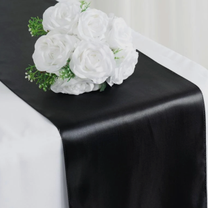 Black Satin Runner  (Quantity 10)