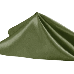 Moss Green Silk Napkins (Quantity 24)