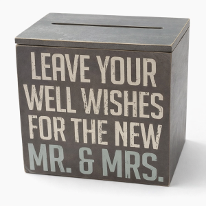 Wedding Well Wishes Card Box (Quantity 1)