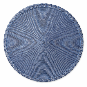 Blue Round Placemat Charger