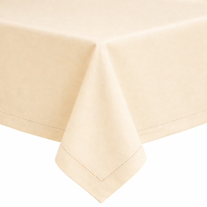 Hemstitched Ivory Tablecloth (Quantity 1)