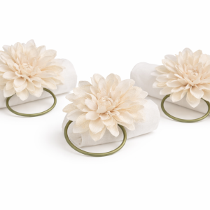 Dahlia Napkin Rings
