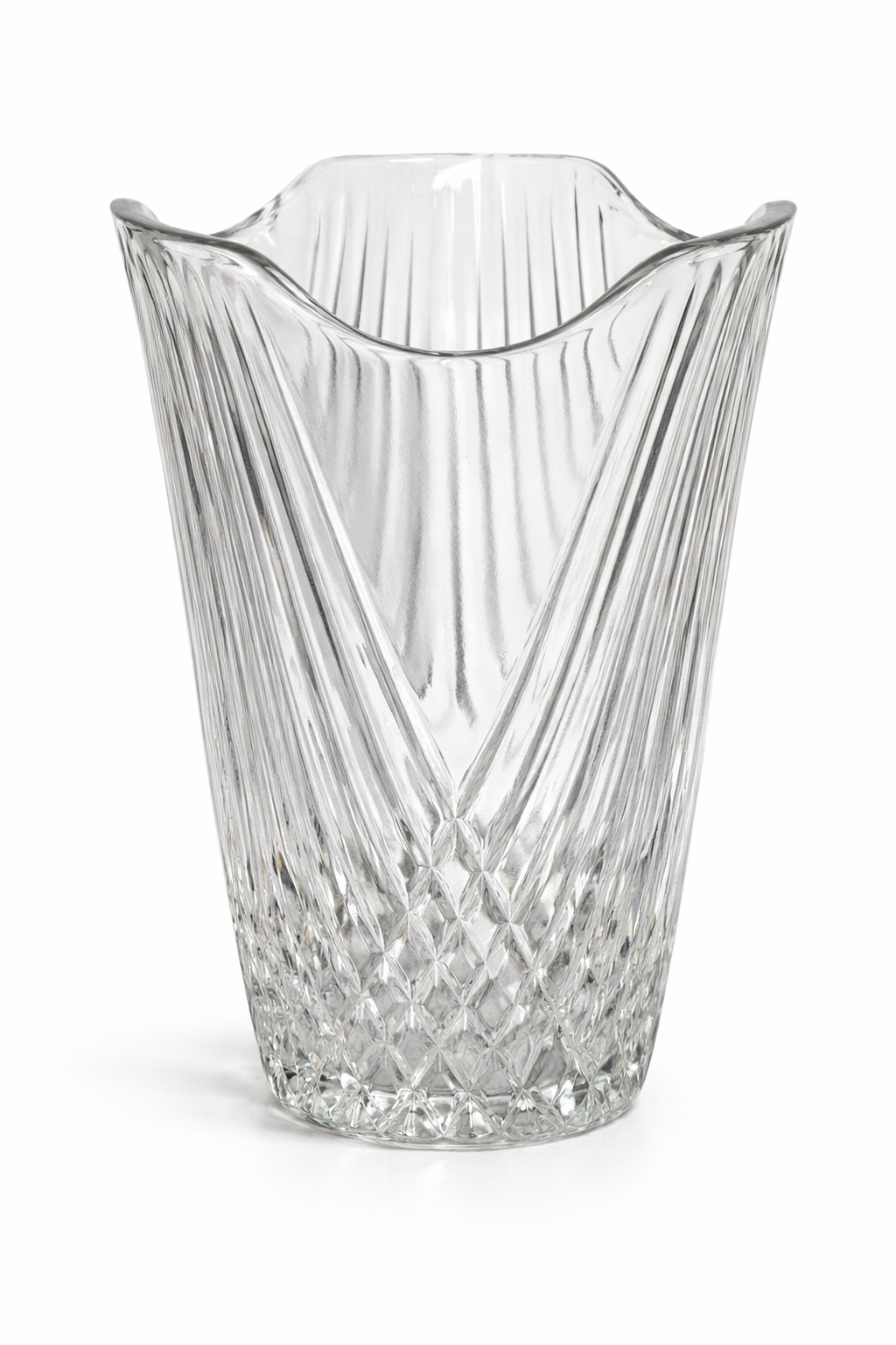 Diamond Crisscross Vase