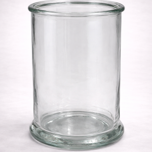 Rolled-Rim Glass Cylinder