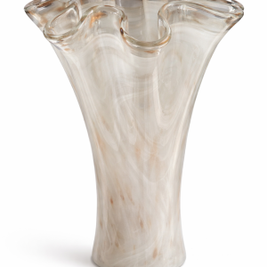 Murano Alabaster Handkerchief Vase (Quantity 1)
