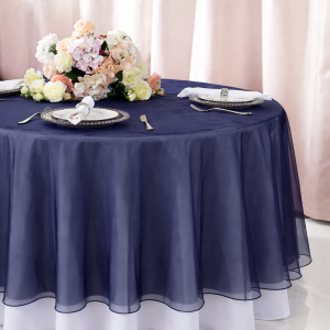 Deep Blue Organza Overlay - 108R (Quantity 1)