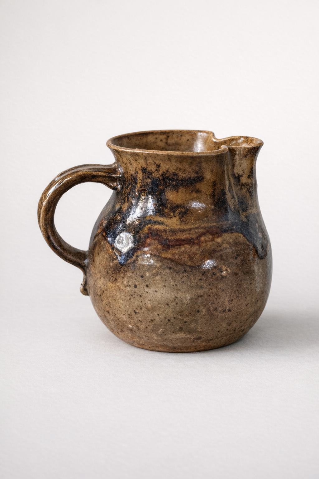 Hand-Thrown Appalachian Stoneware Pitcher