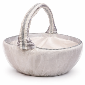 Silver decorative basket  (Quantity 1)