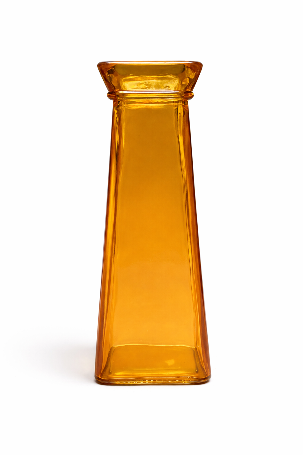 Art Deco Amber Glass Vase