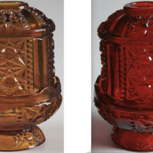 Ruby and Amber Fairy Lamps (Quantity 5, 1 amber and 4 red)