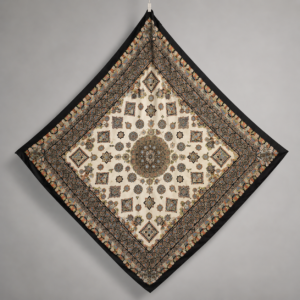 Persian Medallion Silk Panel (Quantity 1)