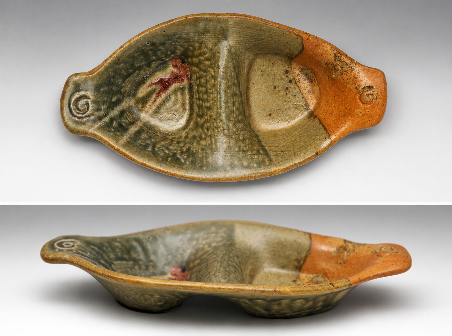 Virginia Studio Pottery Leaf Dish (Quantity 1)